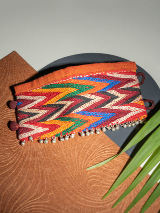 Statement Banjara Embroidery Bracelet  Multicolour Sabala