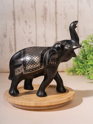 Fulzadi Handcrafted Bidriware Elephant Bidriwala