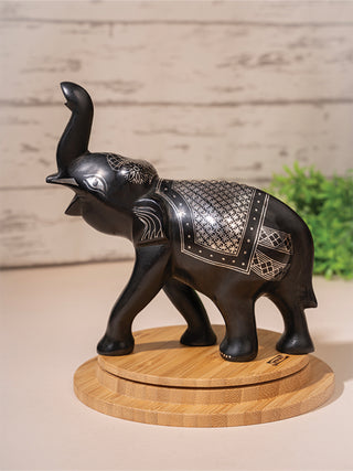 Fulzadi Handcrafted Bidriware Elephant Bidriwala