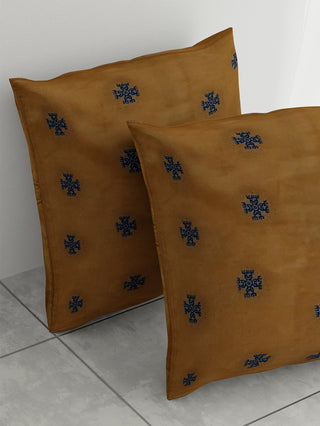 Kasuti Embroidered Cushion Cover Green Kai Krafts