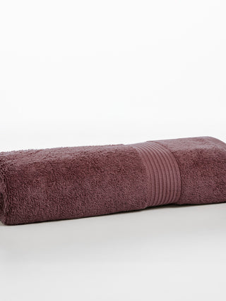 Horizon Towel Set - Set Of 1 Bath maroon Houmn