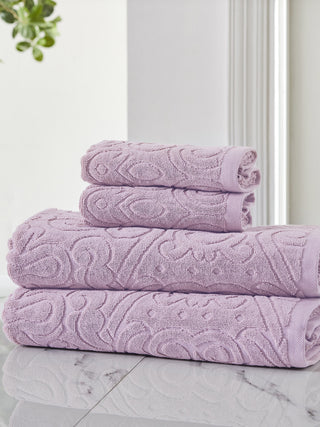 Daydream Towel Set - Set Of 1 Bath 2 Hand pink Houmn