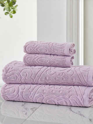 Daydream Towel Set - Set Of 2 Bath pink Houmn