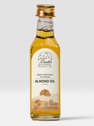 Cold Pressed Almond Oil  Sweet For Haircare & Skincare Ecotyl