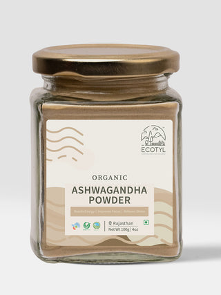 Ashwagandha Root Powder for Mental Well Being Energy Booster Ecotyl