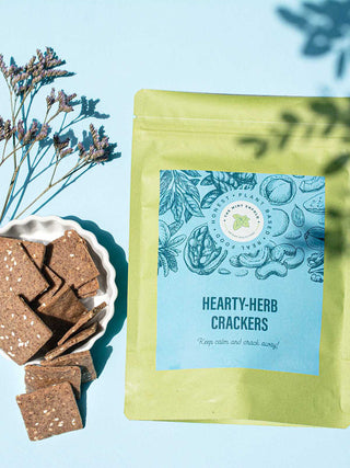 Hearty Herb Crackers 40pcs The Mint Enfold