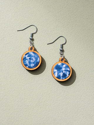 Handcrafted Earring Blue Whe