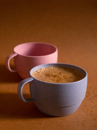 Wheat Straw Coffee Mugs Set Of Four Irida Naturals