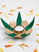 Natural Petal & Green Leaf