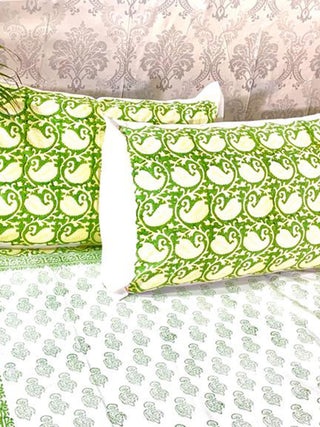 MP BAGH Print Inspired Block Printed Bed Sheet Alankaran Designs