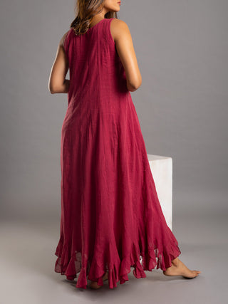 Multikali Long Dress Manvi The Handmade