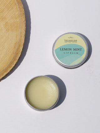 Lemon Mint Lip Balm The Bare Bar