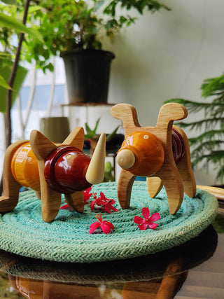 Ulte Pulte Wooden Animal Blocks Totem Studio