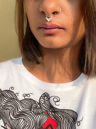 Septum & Nose Rings, V Clip On Nose Ring Oonth