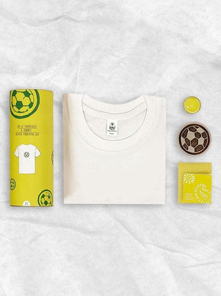 DIY Craft Kit Block Print Your T-Shirt (Football) Potli