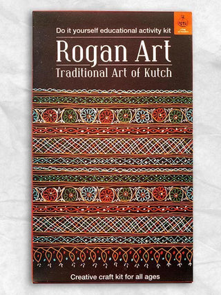DIY Educational Colouring Kit - Rogan Art of Kutch for Young Artists (5 Years +) Potli
