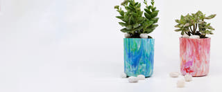 Upcycled Plastic Flourish