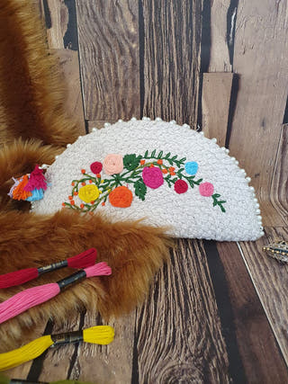 Handmade Dori Purse Off White