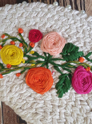 Handmade Dori Purse Off White