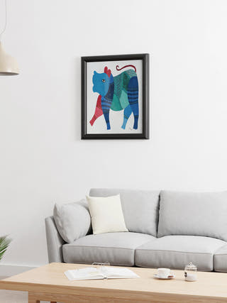 Handpainted Gond Art - Unframed Kailash Pradhan