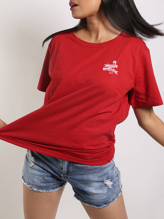 Safety Pin Tee Red Wear Equal