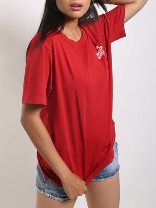 Safety Pin Tee Red Wear Equal