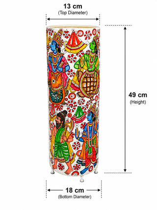 Vishnu Dasha Avatharm Lamp - Dimensions