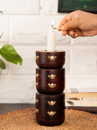 Sherpai Bowl Inspired Floor Standing Candle Holder Sherpai Bowls