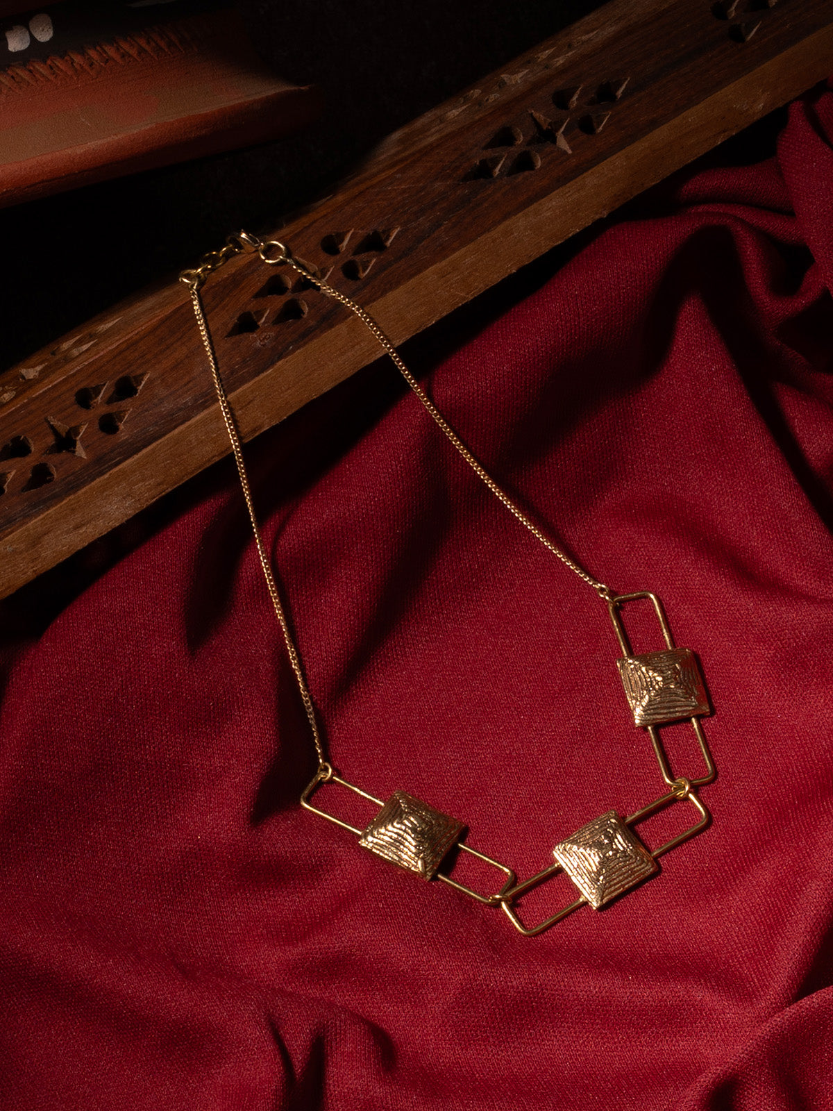 Reva Dhokra Necklace image 1