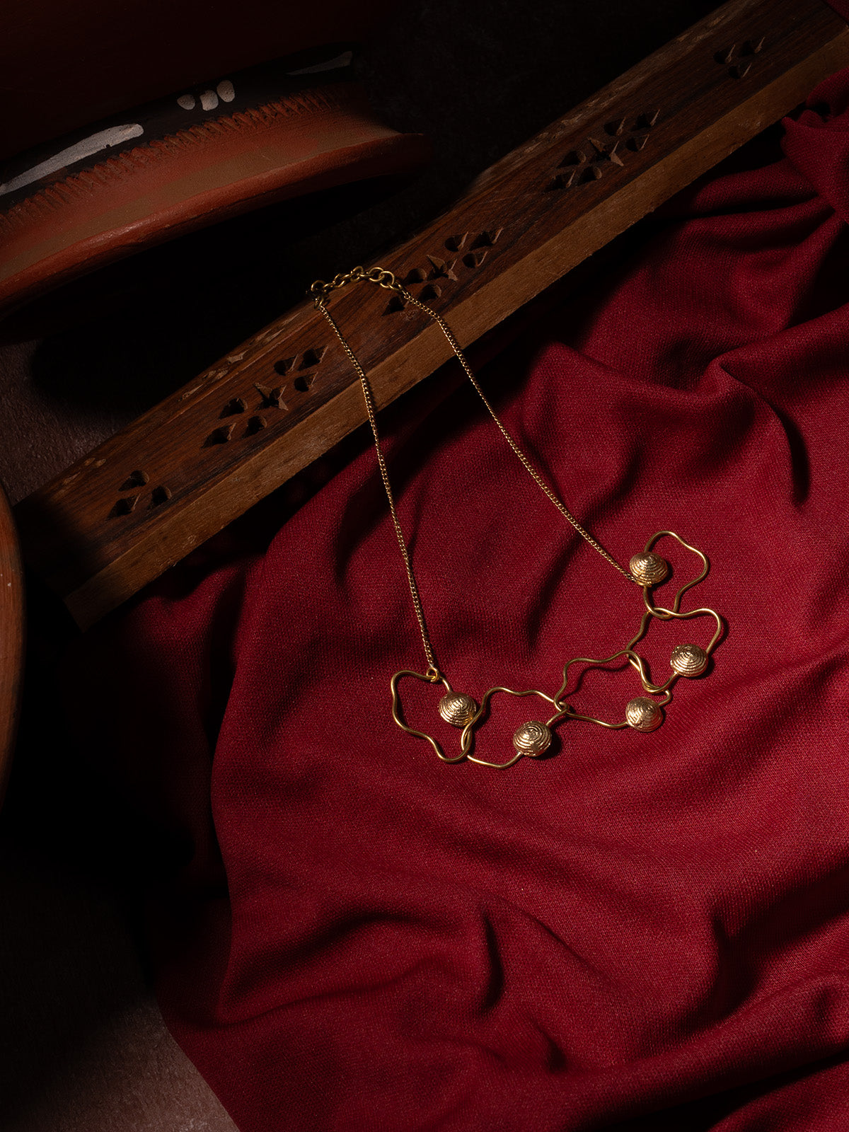 Charita Dhokra Necklace image 2