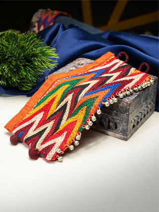 Statement Banjara Embroidery Bracelet  Multicolour Sabala