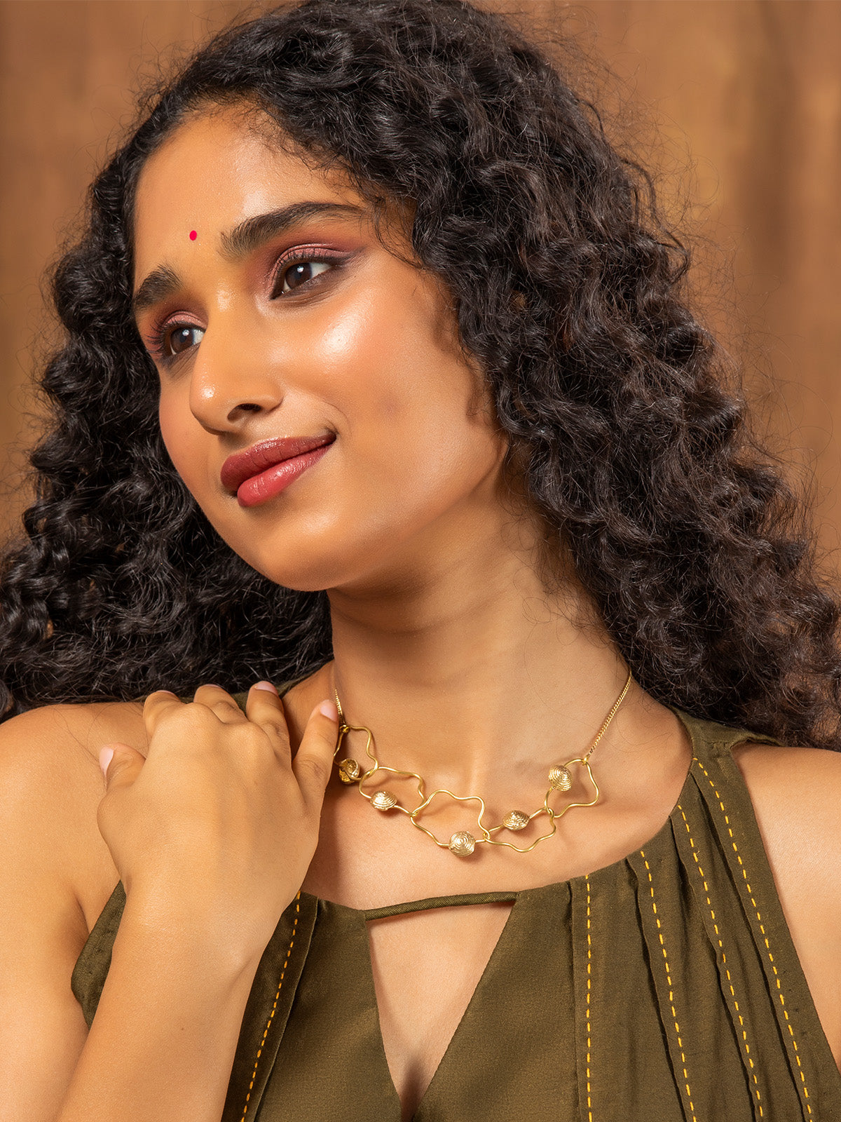 Charita Dhokra Necklace image 1