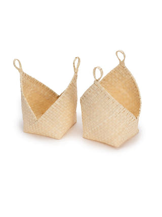 Kavro Handcrafted Bamboo Basket