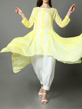 Dawn Sunflower Tunic Yellow AMAR KOSA