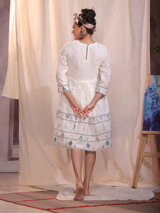 Mosaic Jamdani Dress