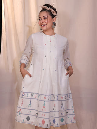 Mosaic Jamdani Dress