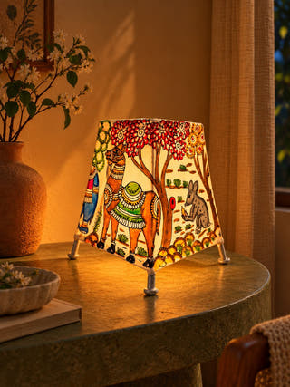 Tree Of Life Design Table Lamp - Multicolor