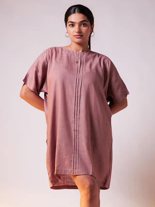 Oversize Cocktail Dress Mauve