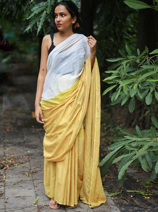 Sunehri Mul Cotton Saree Studio Itiha