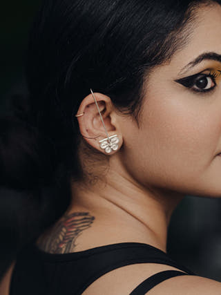 Tarkashi Ear Lobe Cuff