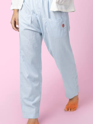 Mati Blue Casual Outing Pants