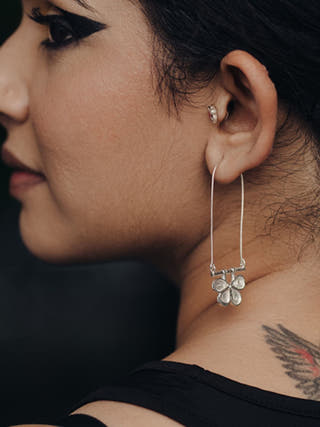 Tarkashi Loop Earrings