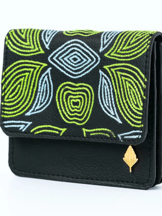 Lana Vegan Leather Cardholder Black