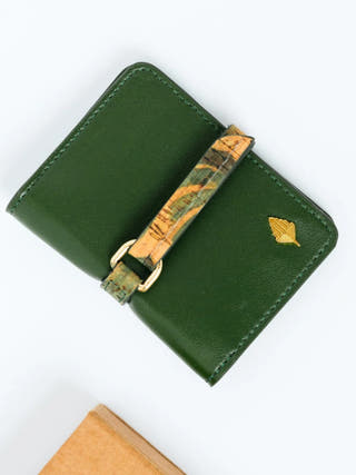 Neith Vegan Leather Cardholder Green