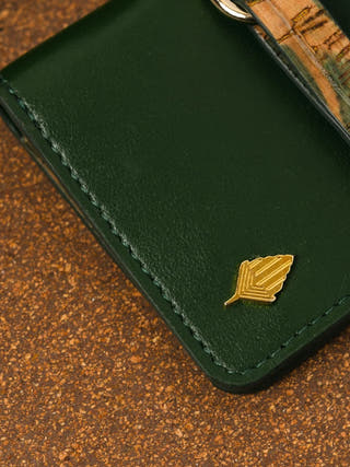 Neith Vegan Leather Cardholder Green