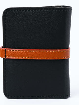 Neith Vegan Leather Cardholder Black