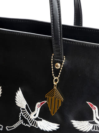 Antheia Vegan Leather Tote Black