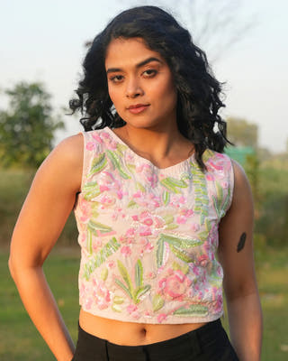 Adhira Hand Embroidered Tops