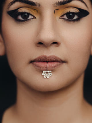 Tarkashi Lip Ring