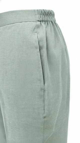 Sage Green Straight Leg Pants